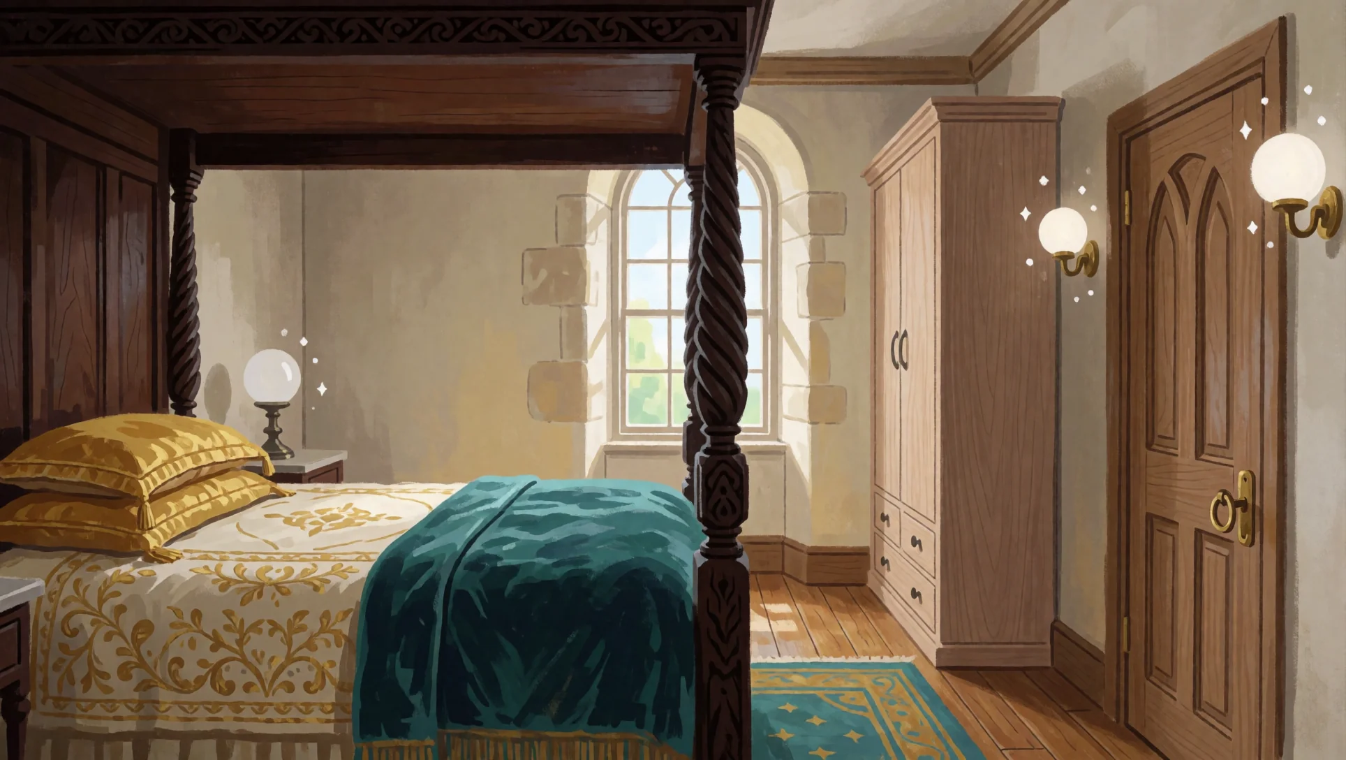Bedroom for the right honourable Alyx Covington